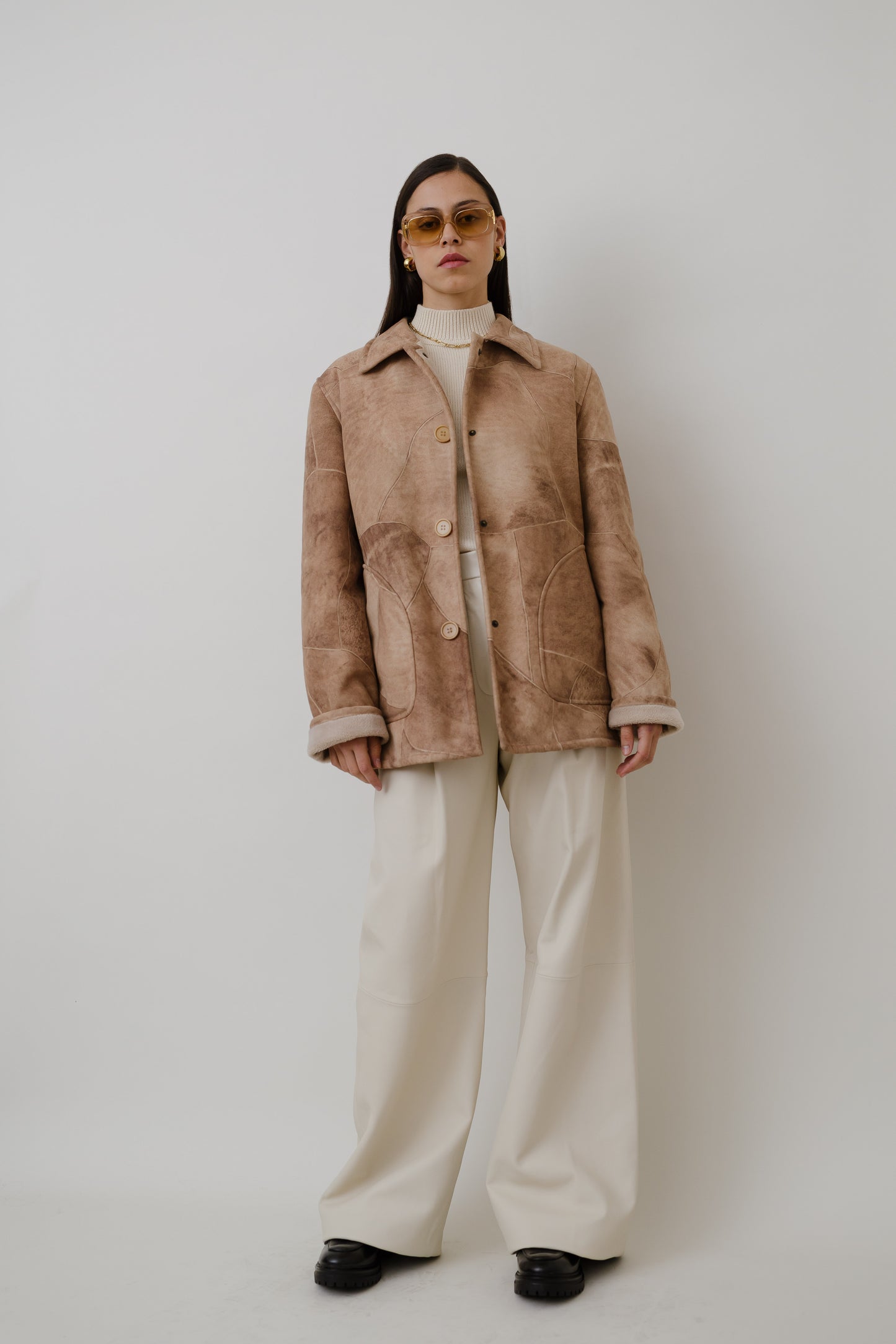Faux shearling jacket