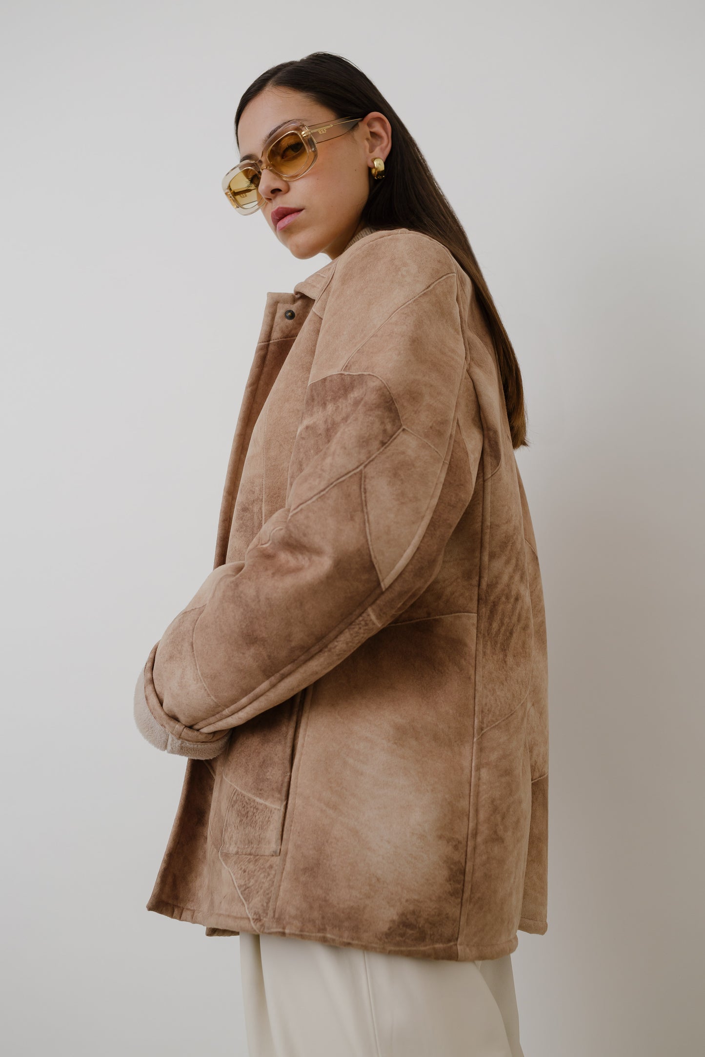 Faux shearling jacket