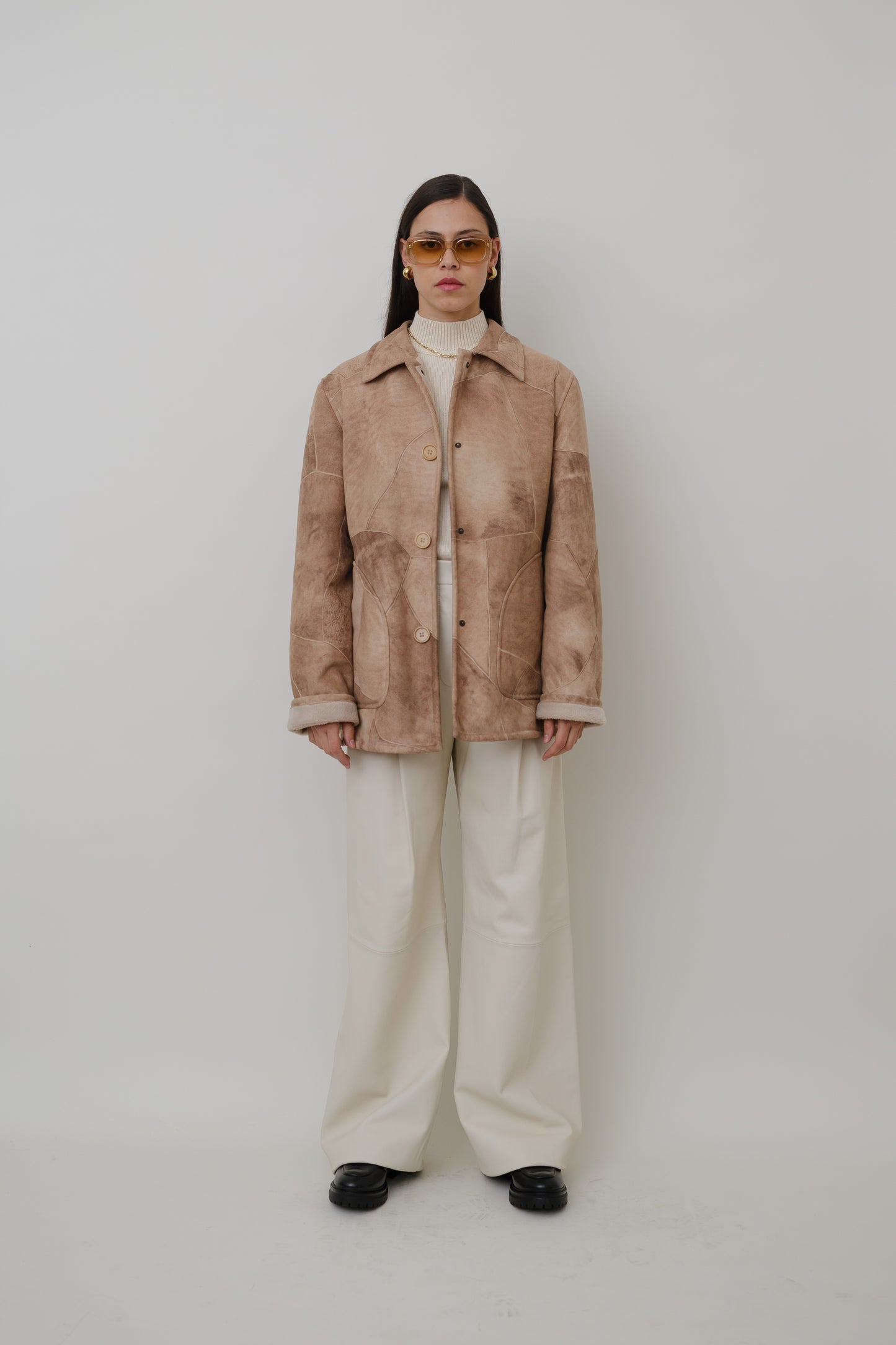 Faux shearling jacket