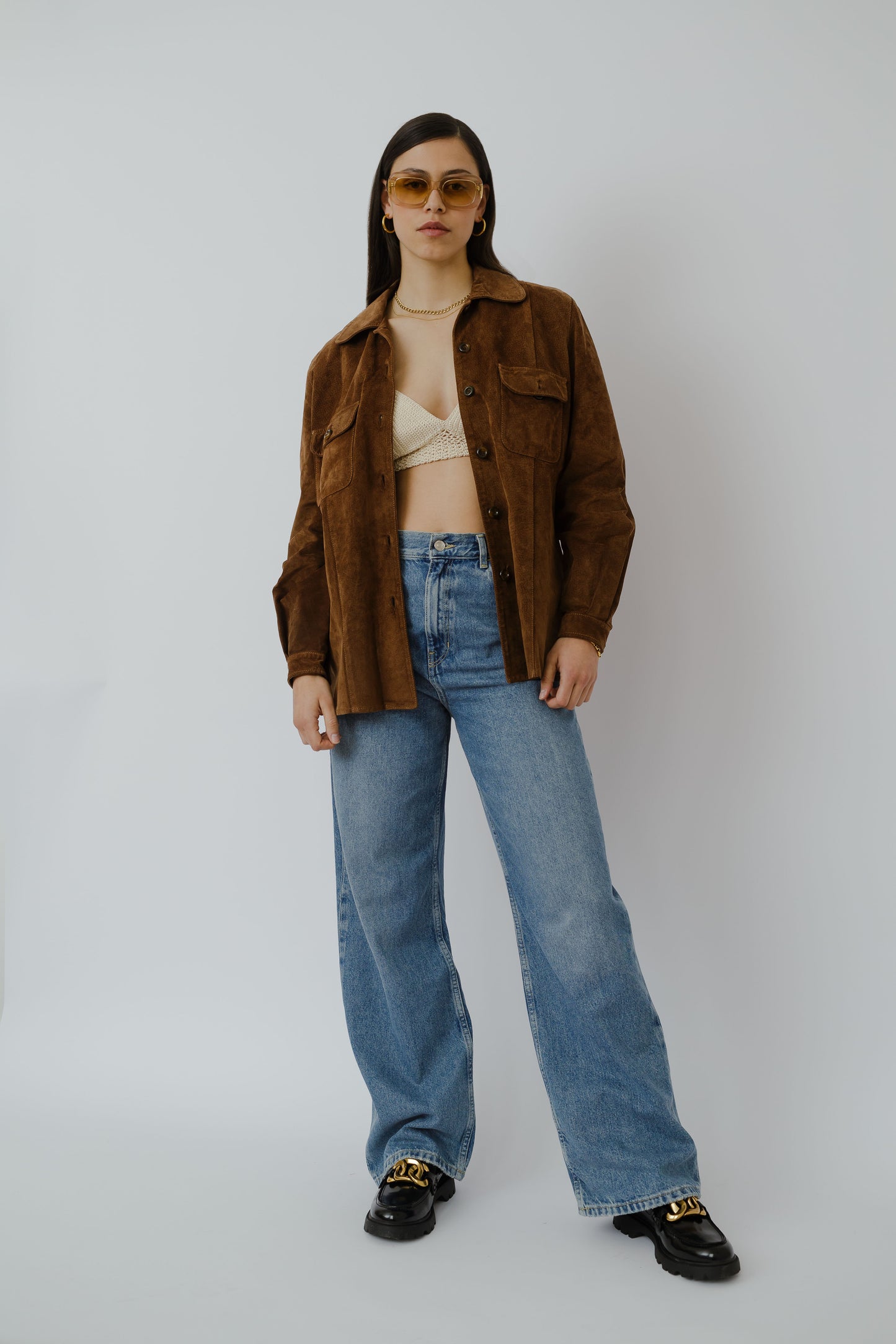 Pierre Cardin suede shirt