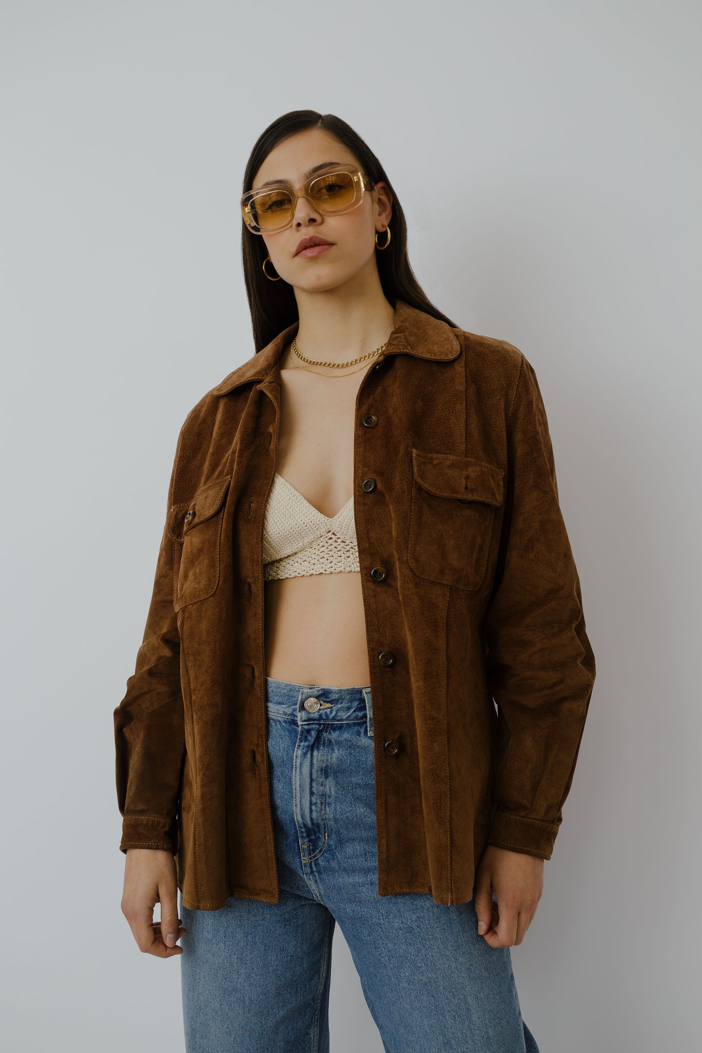Pierre Cardin suede shirt