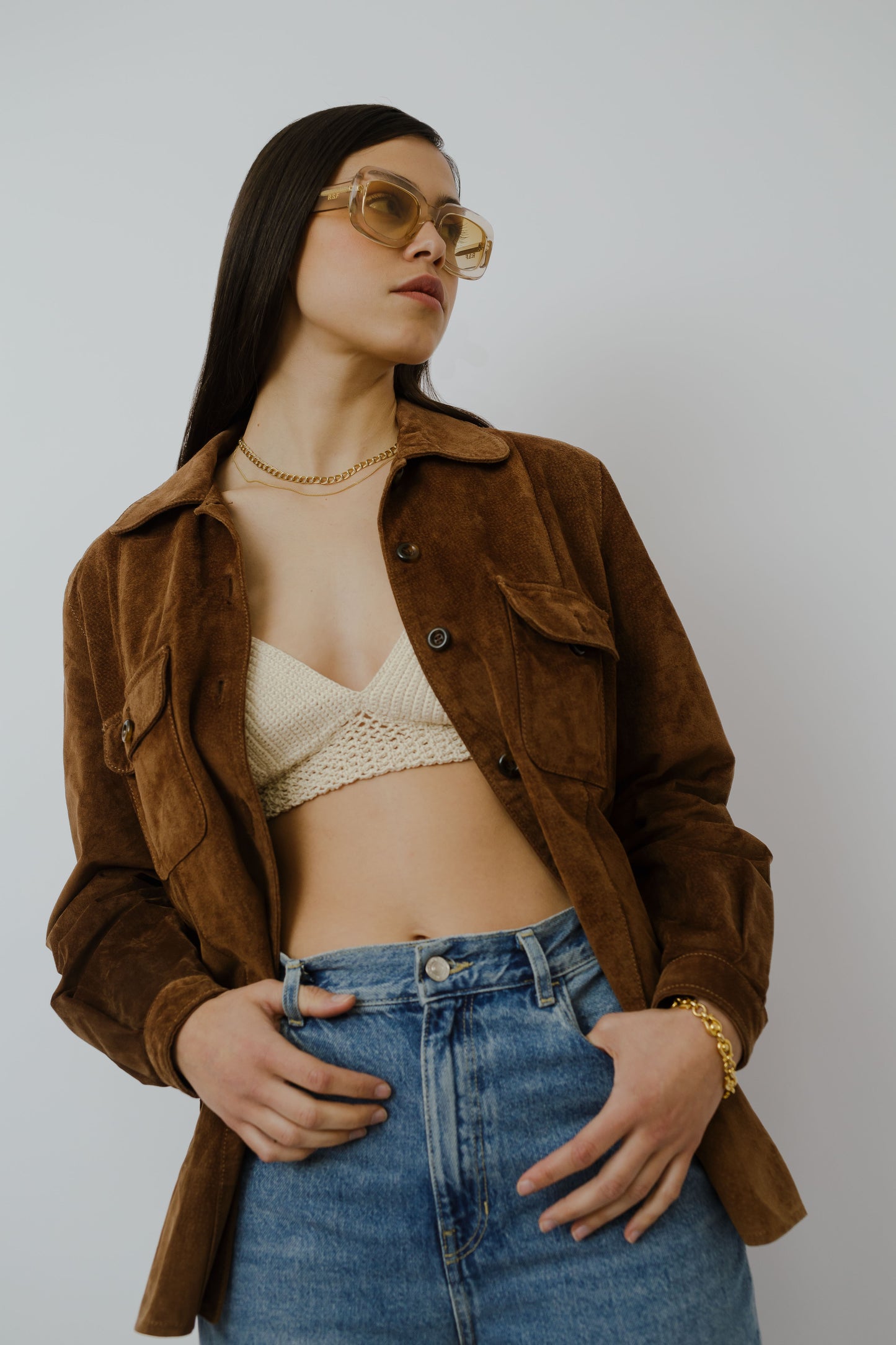 Pierre Cardin suede shirt