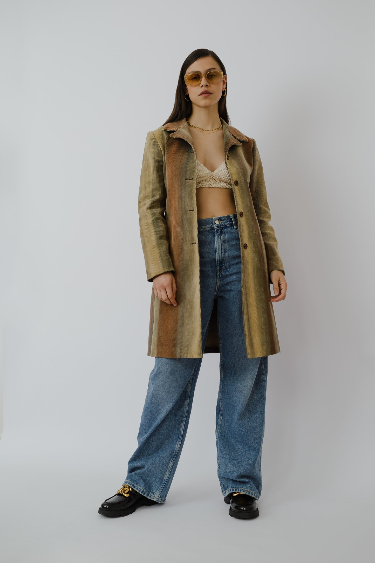 Corduroy 70s coat