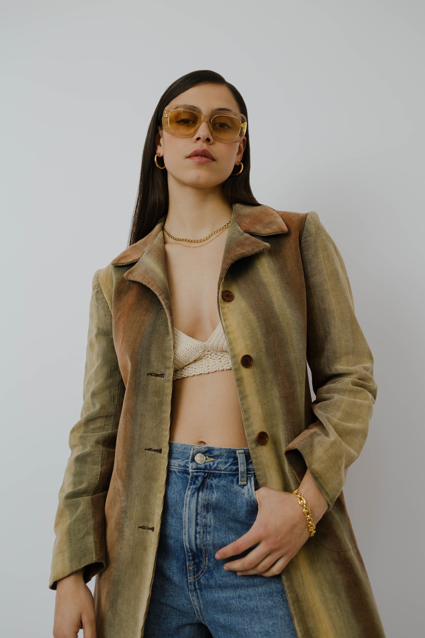 Corduroy 70s coat