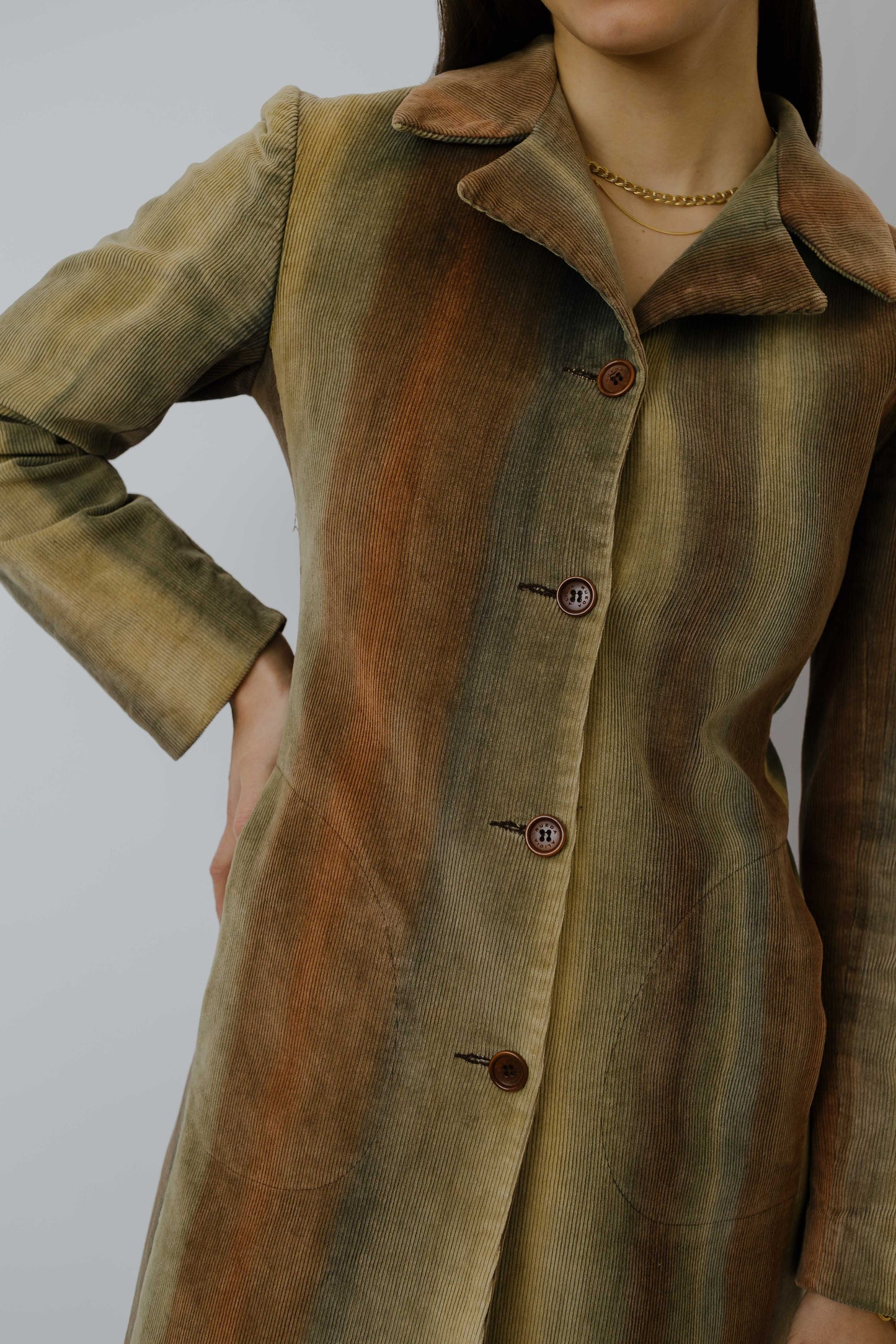 Corduroy 70s coat