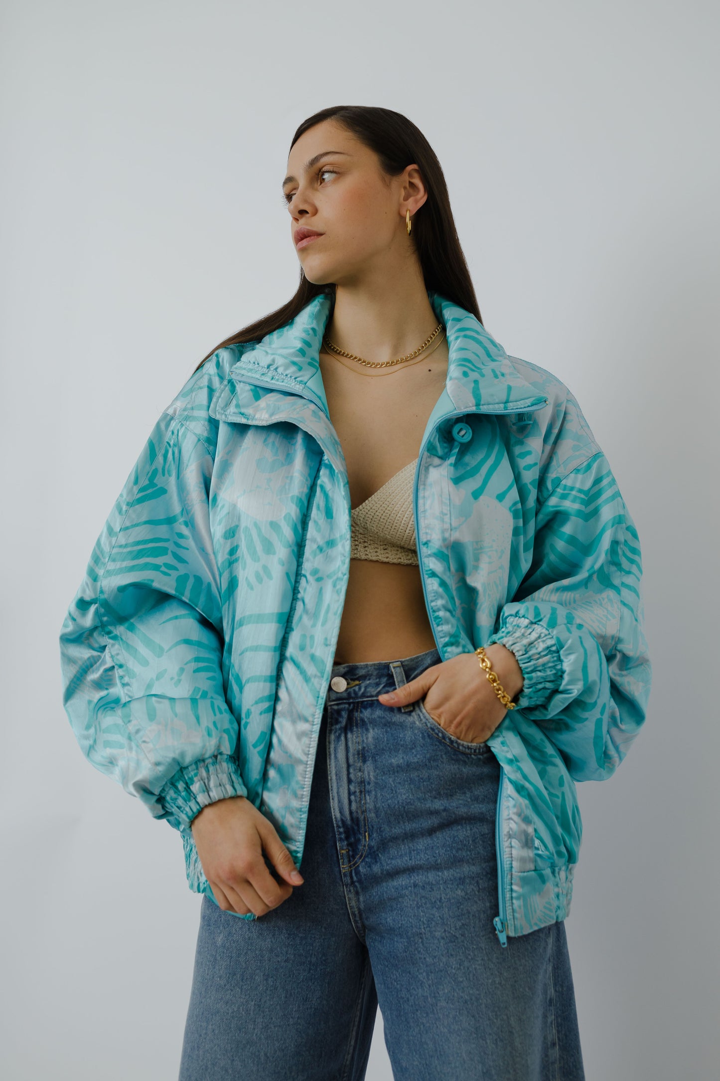 Satin bomber