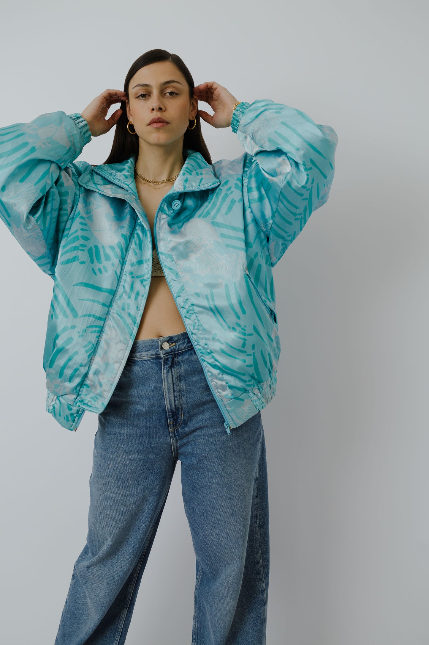 Satin bomber