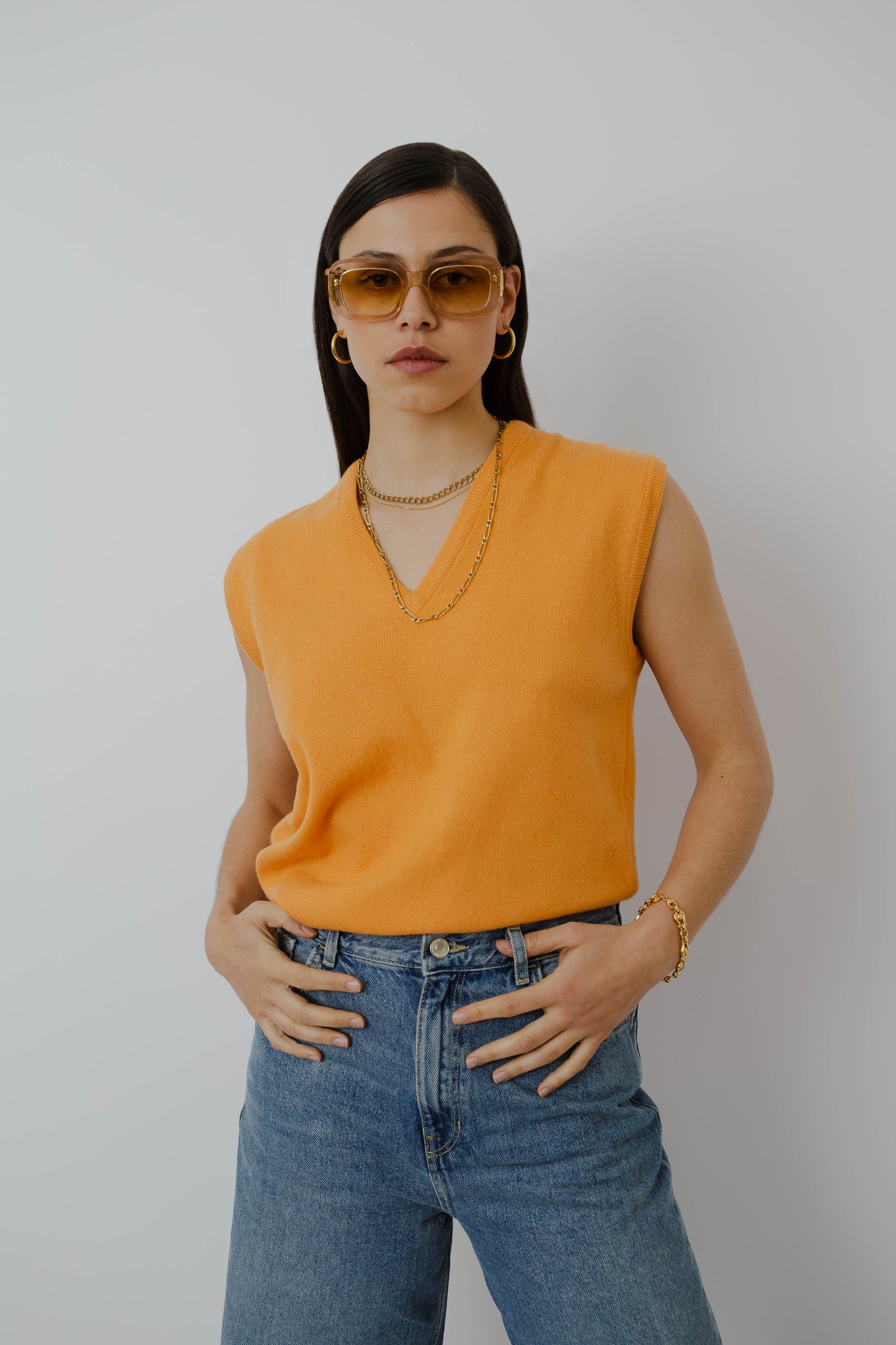 Vintage angora vest