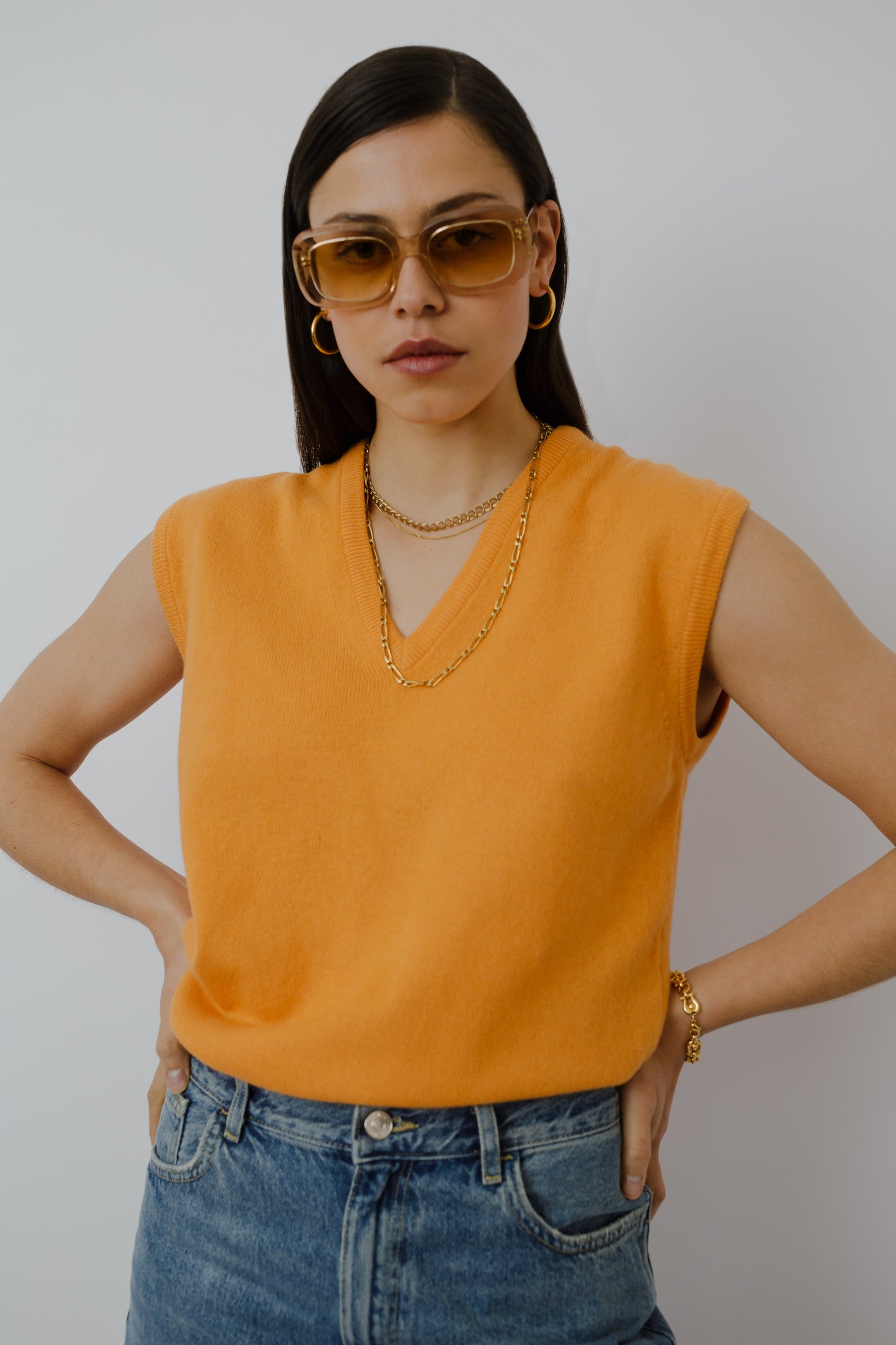 Vintage angora vest