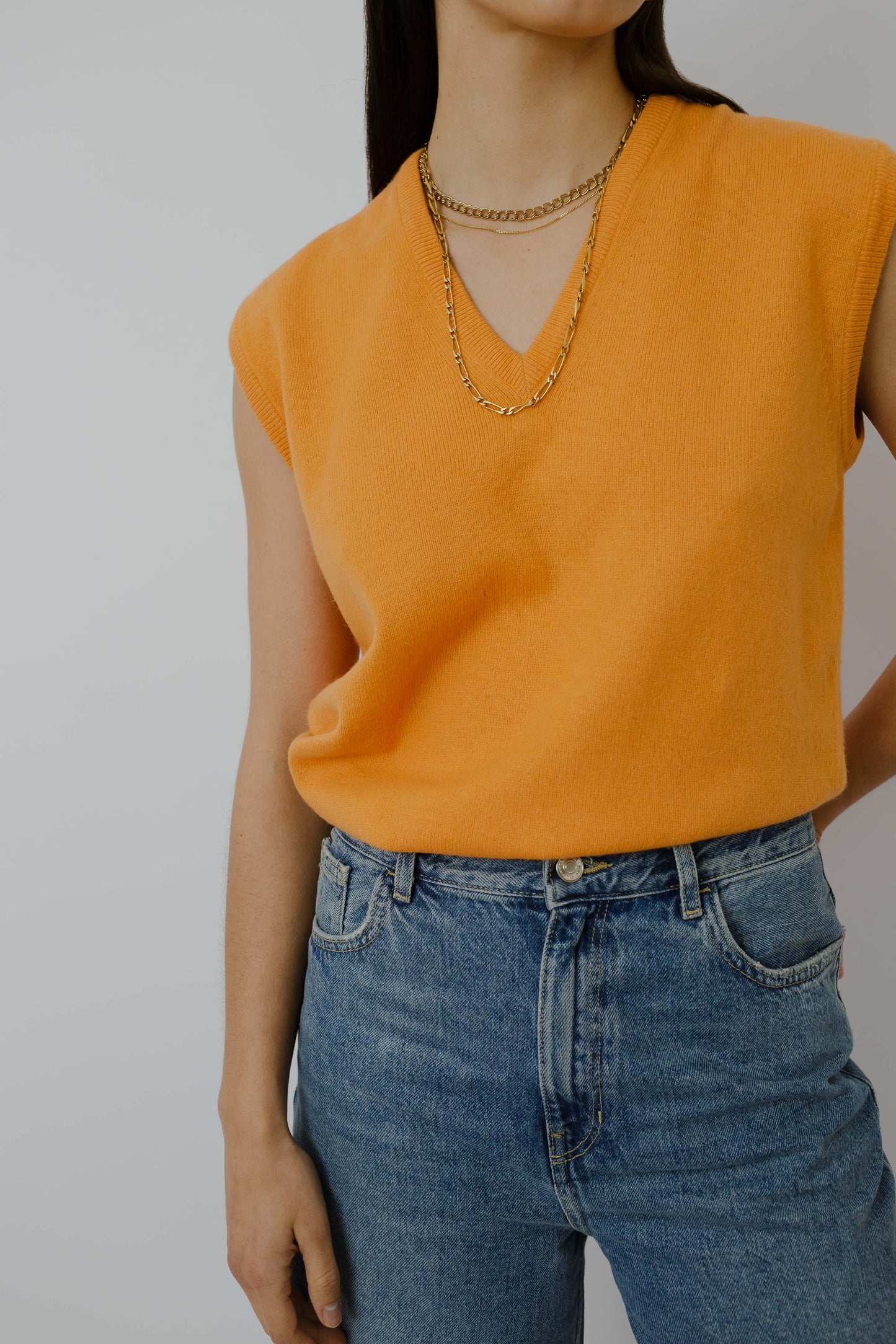 Vintage angora vest