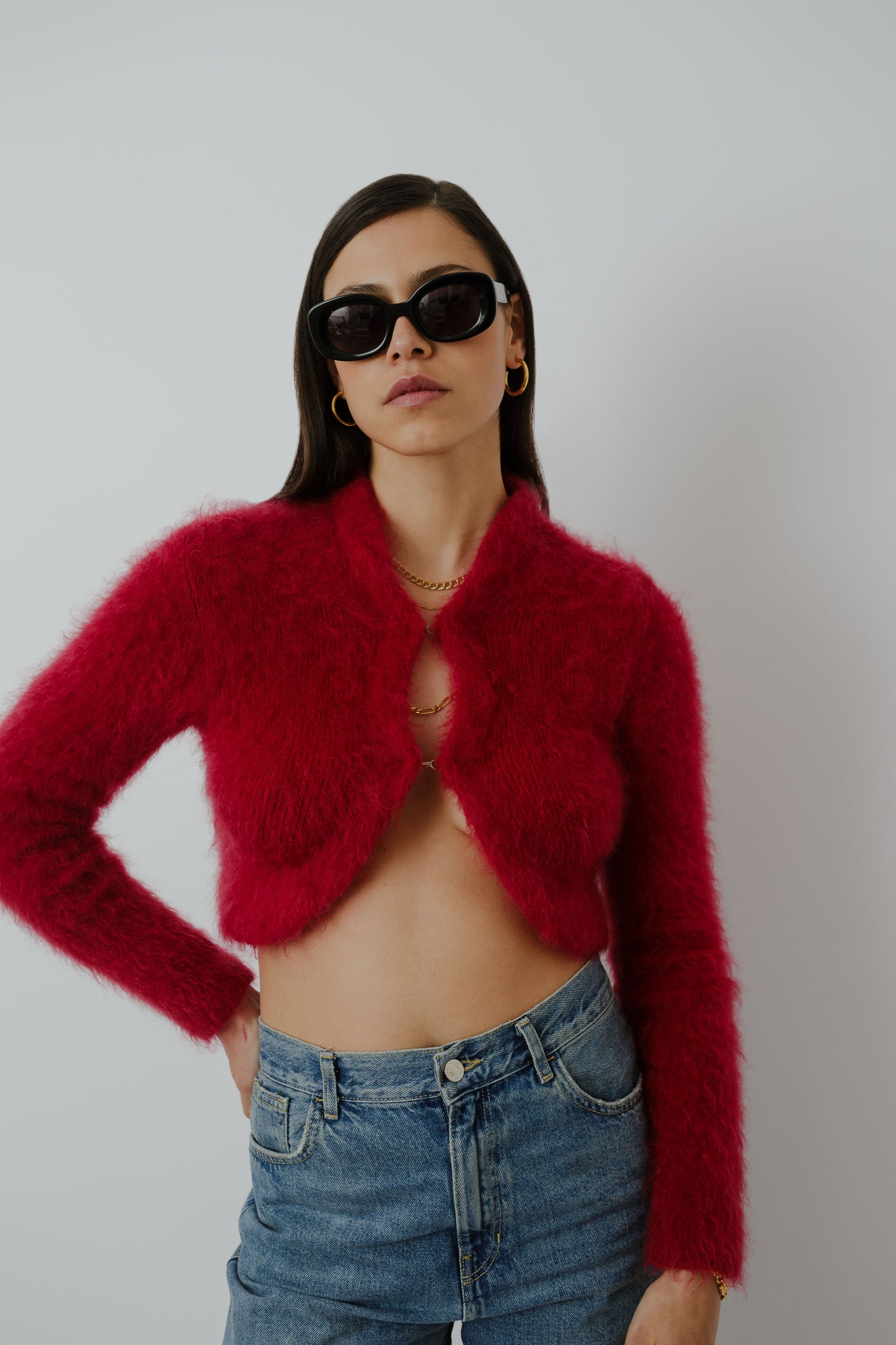 Fluffy bolero