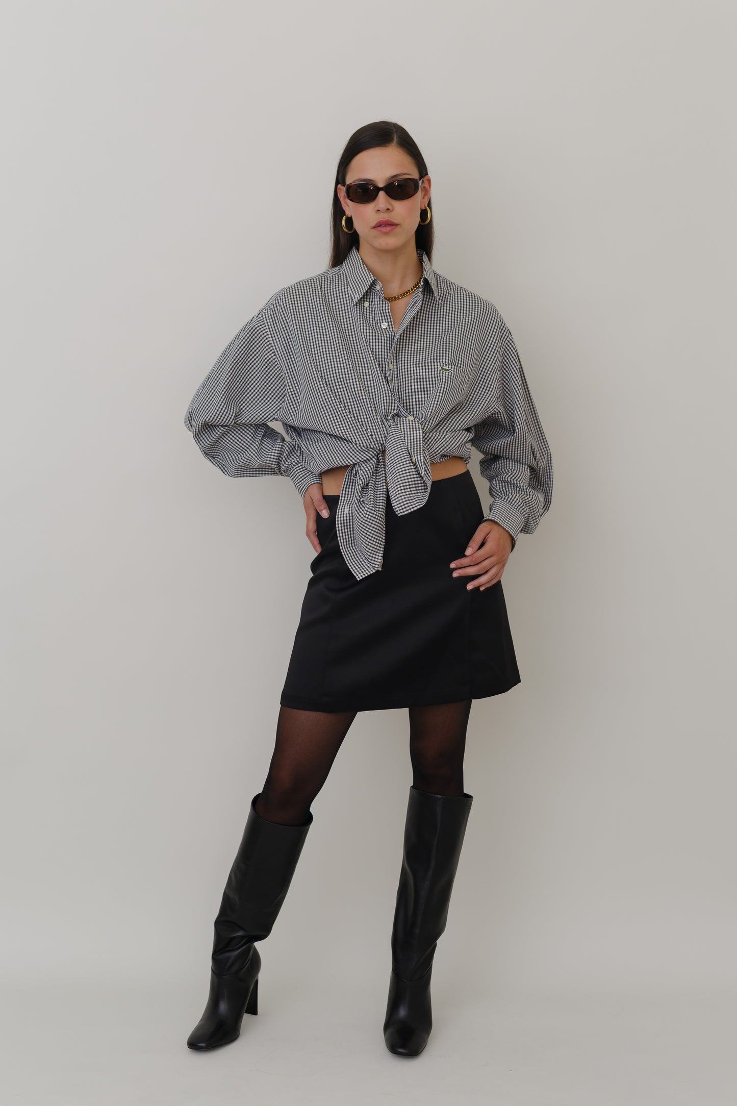 Oversized Lacoste shirt