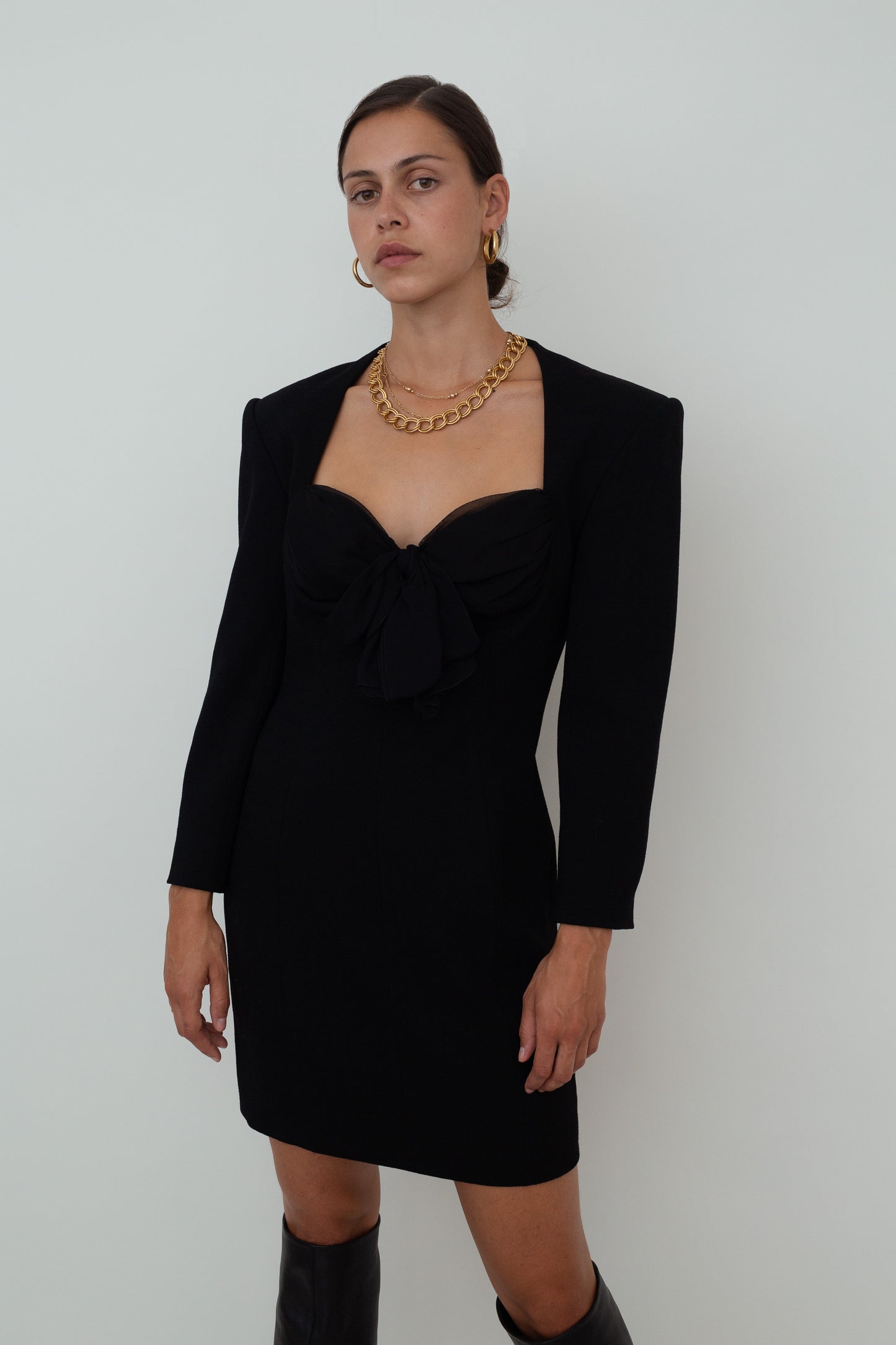 Designer little black dress