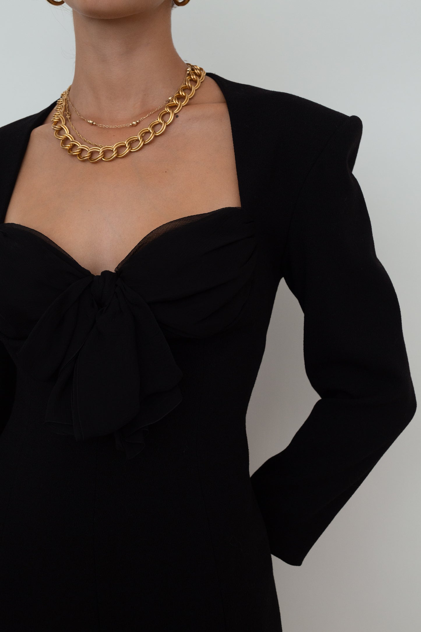 Designer little black dress