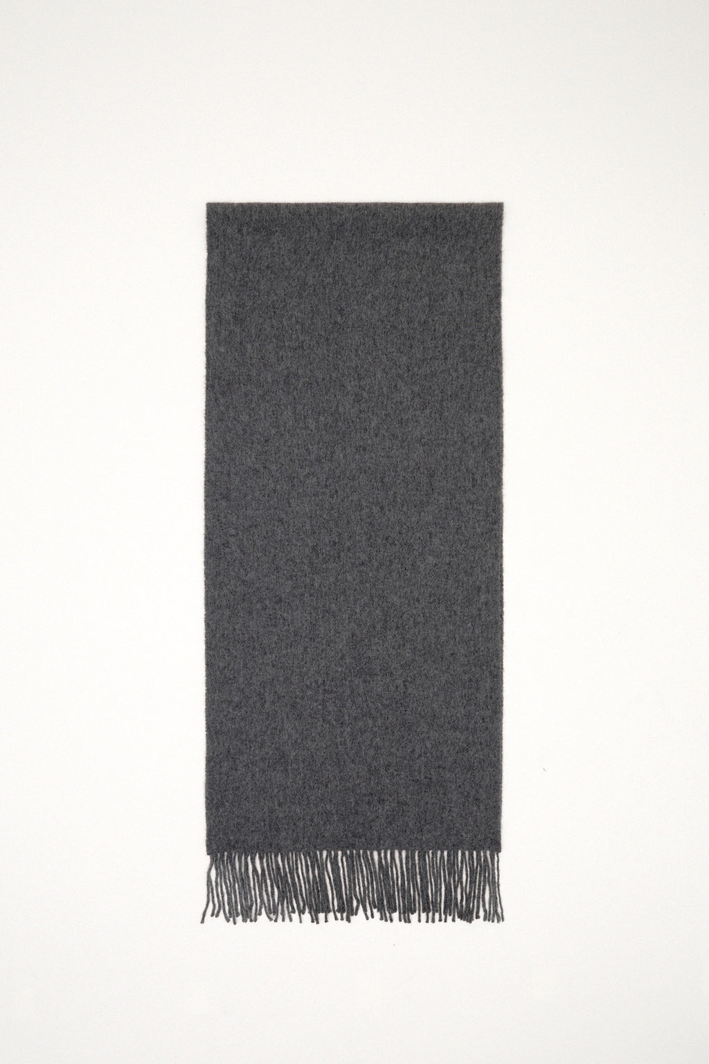 Grey lambswool scarf