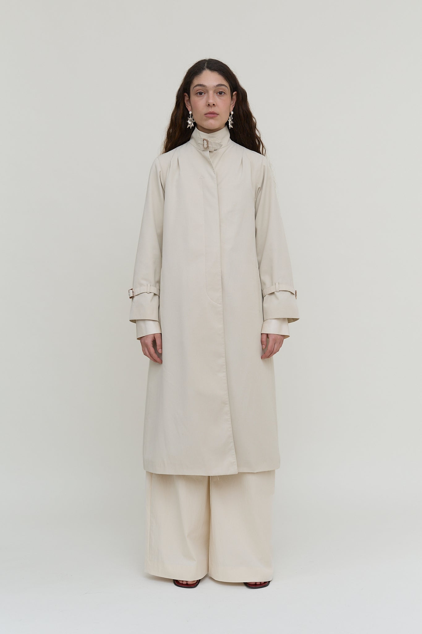 Fitted vintage trench