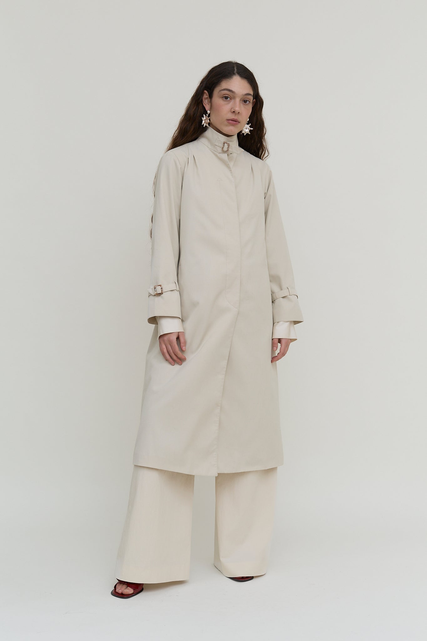 Fitted vintage trench