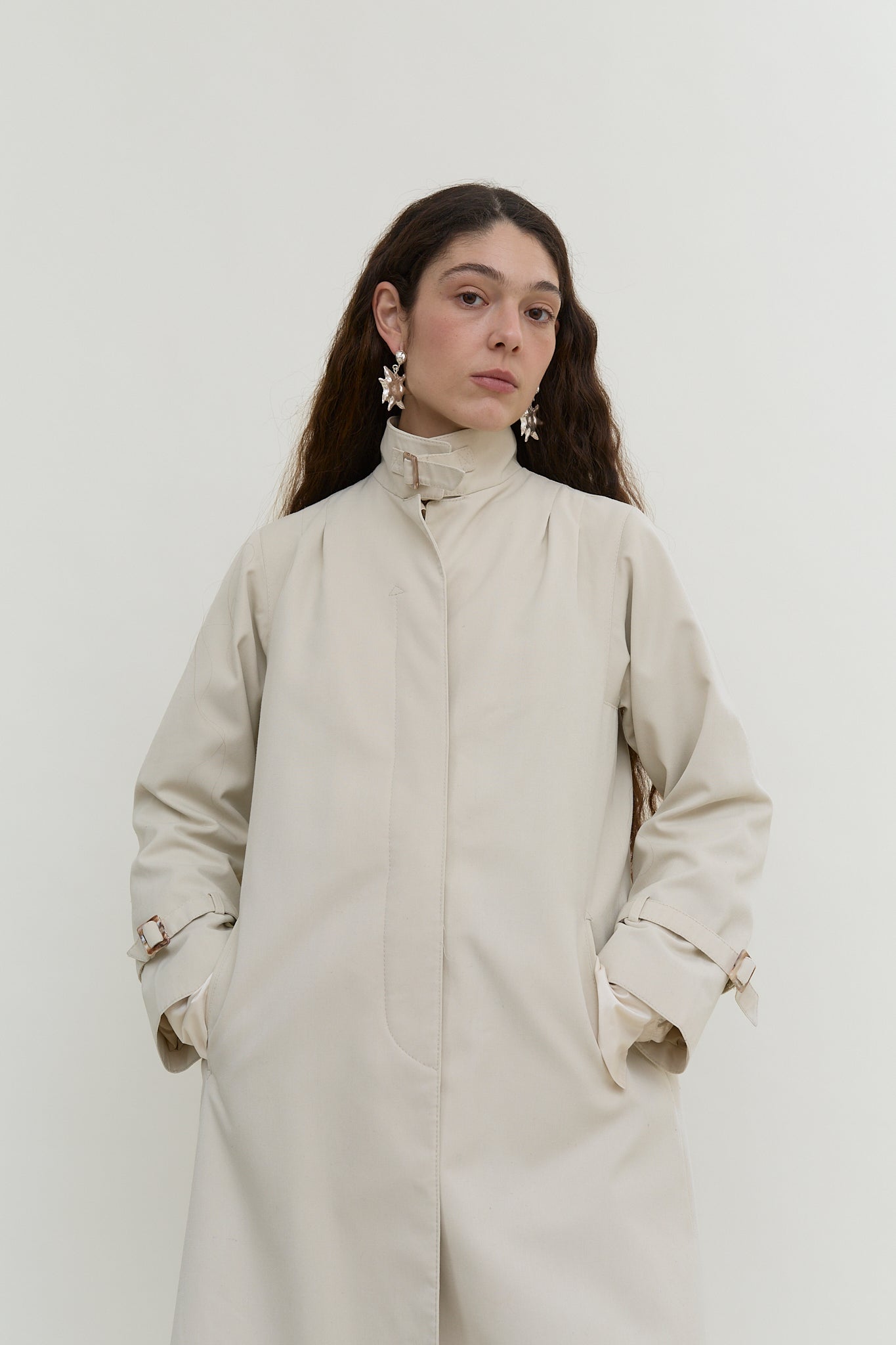 Fitted vintage trench