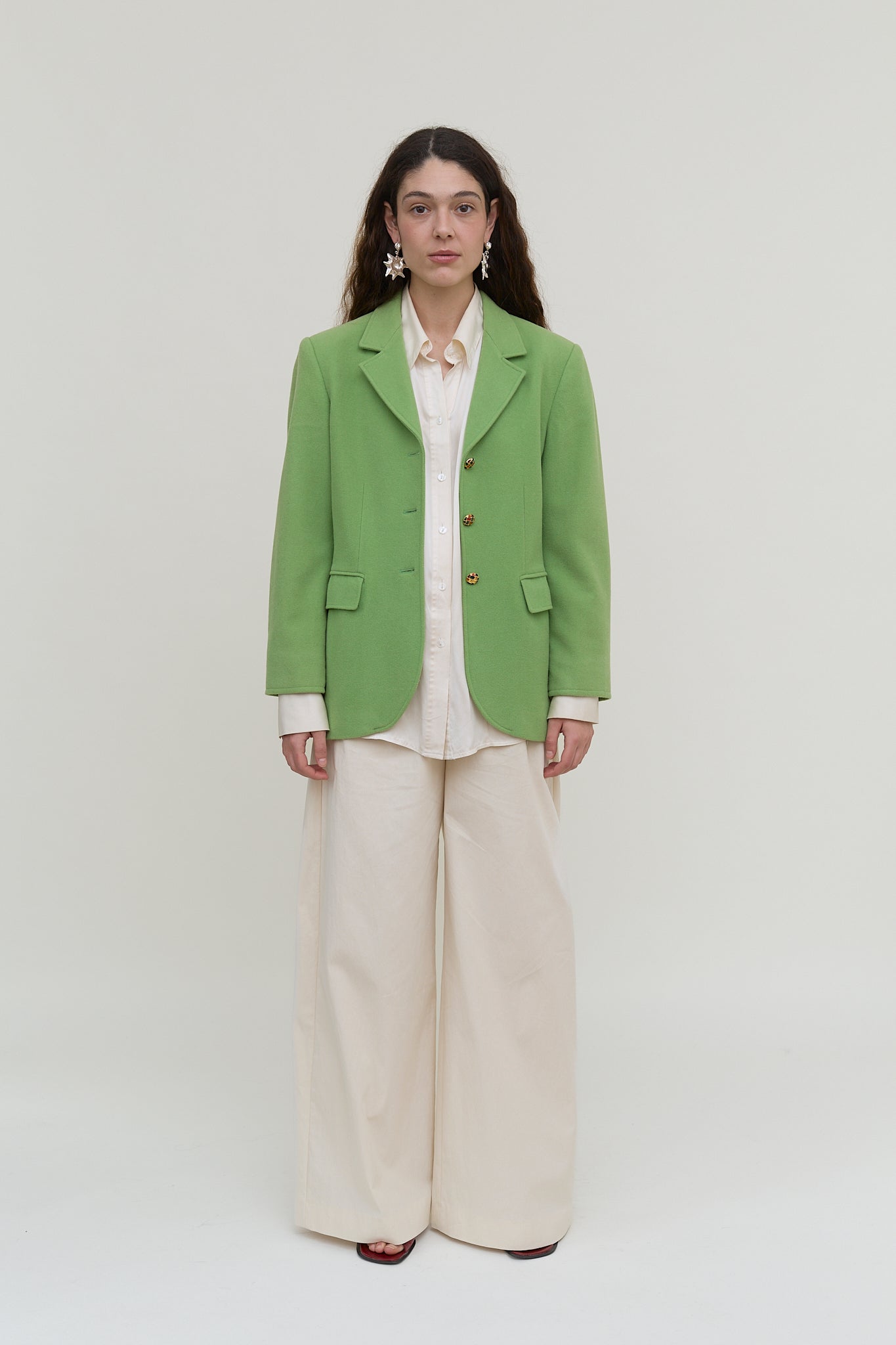 Green vintage blazer