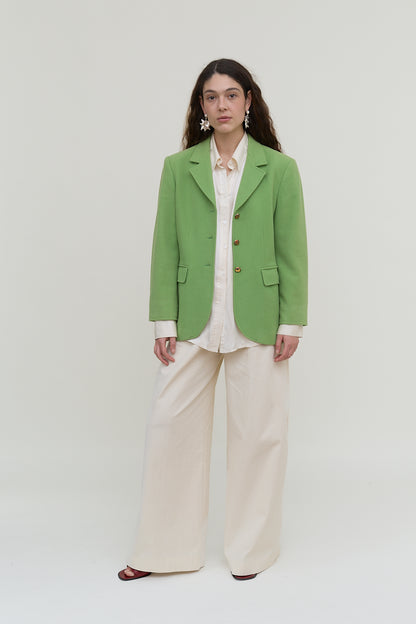 Green vintage blazer