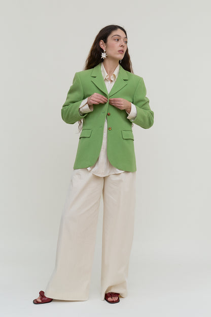 Green vintage blazer