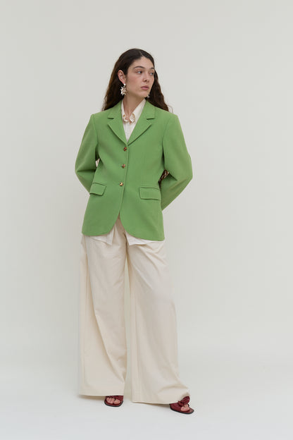 Green vintage blazer