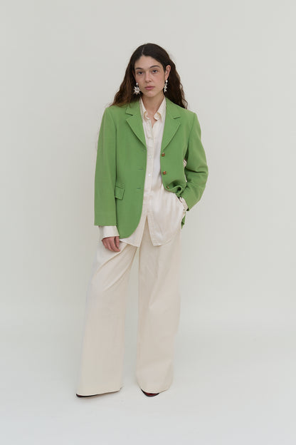 Green vintage blazer