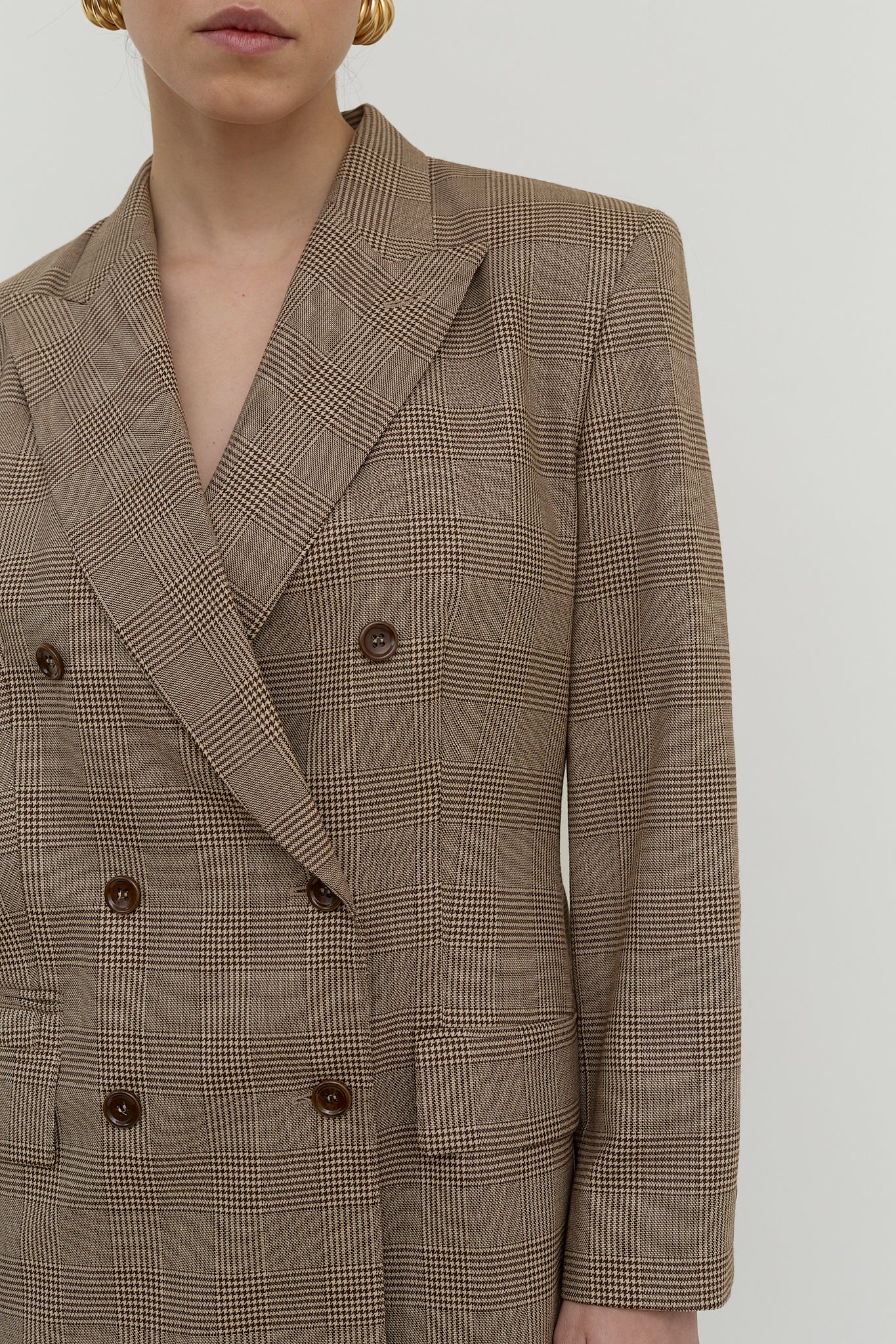 Marc Aurel checkered vintage blazer