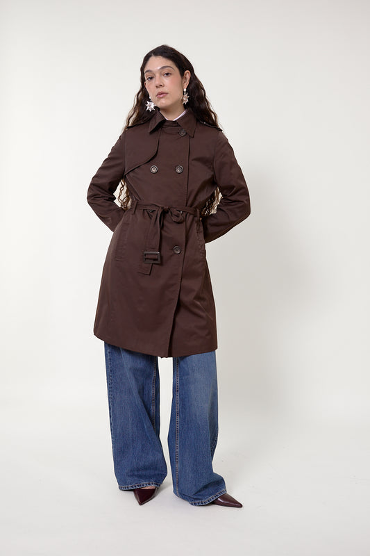 Tailored vintage trench coat