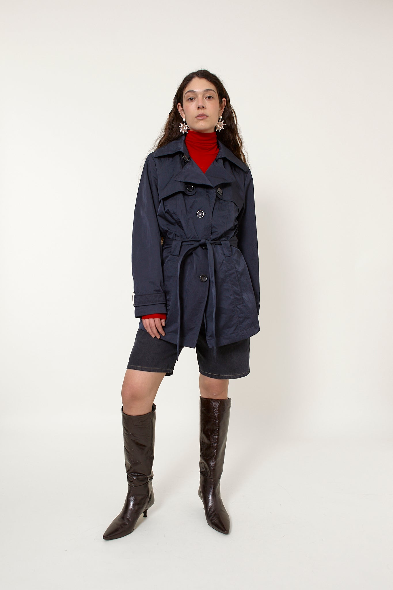 Vintage mini trench coat