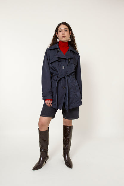 Vintage mini trench coat