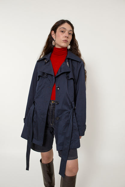 Vintage mini trench coat