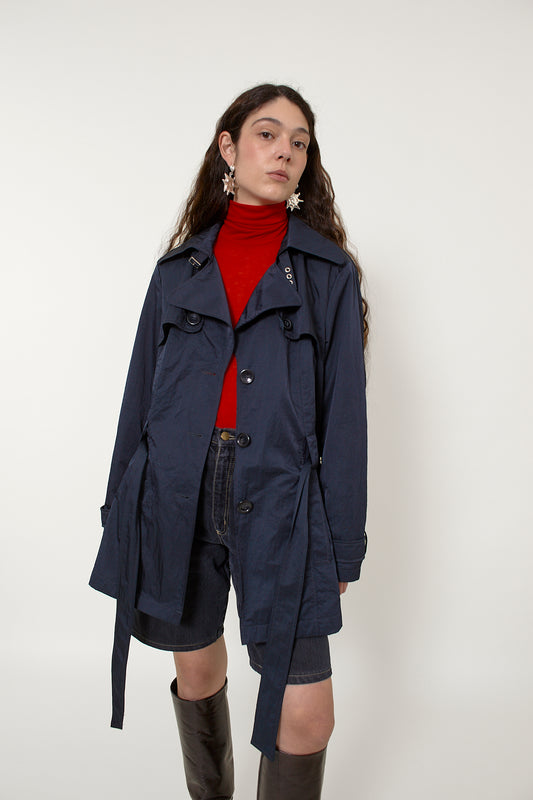 Vintage mini trench coat
