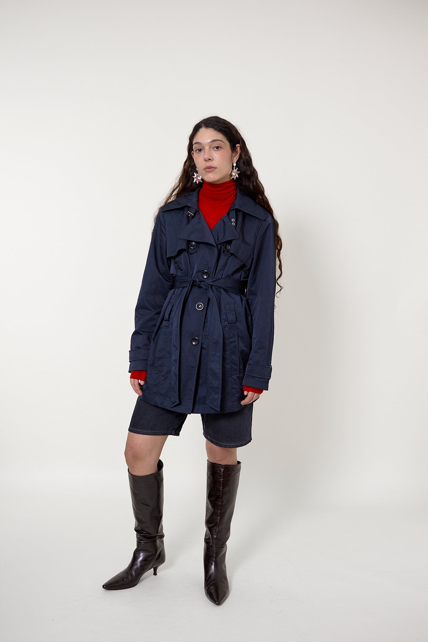 Vintage mini trench coat