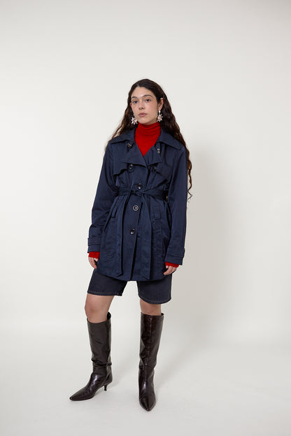 Vintage mini trench coat