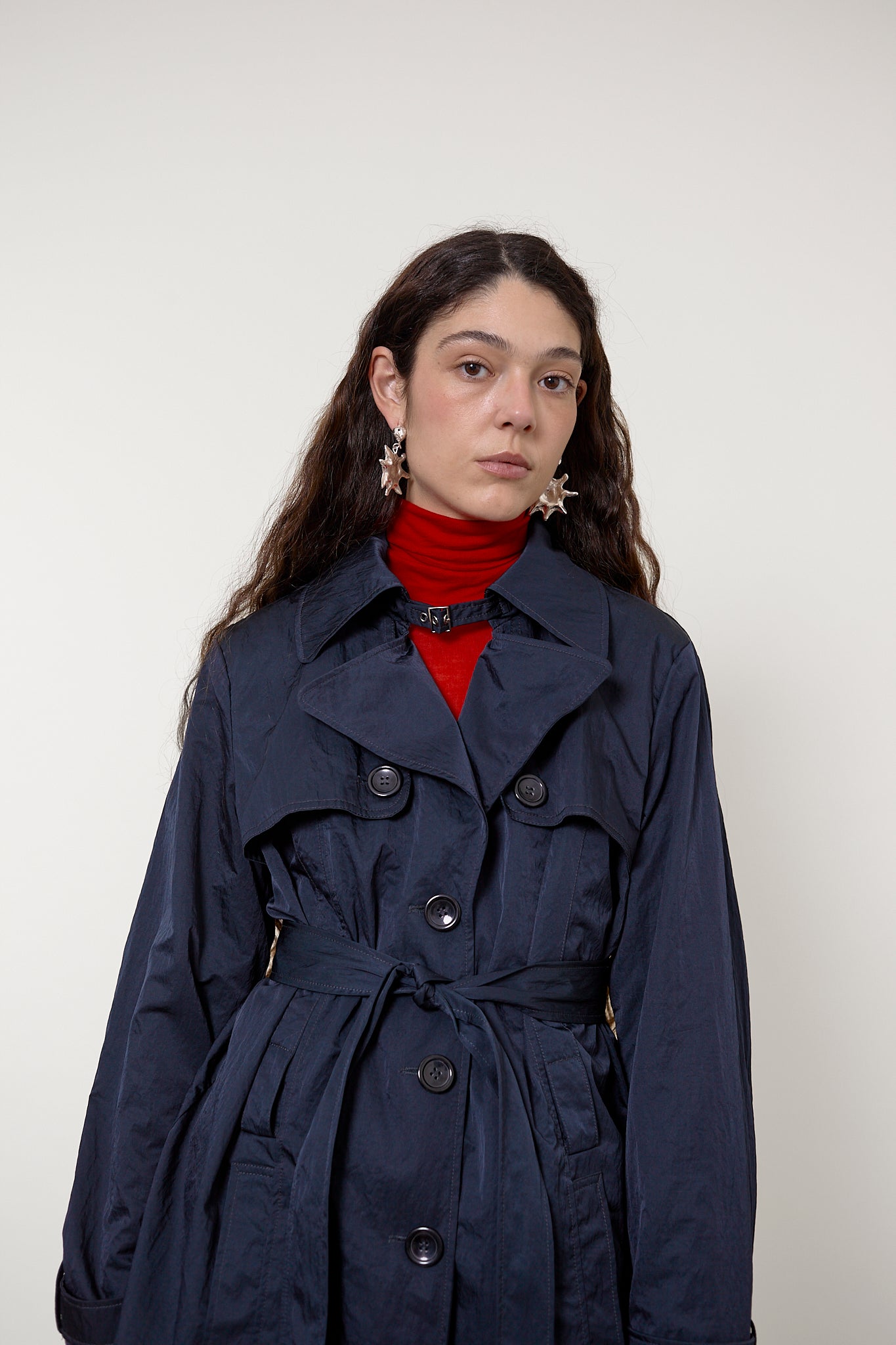 Vintage mini trench coat