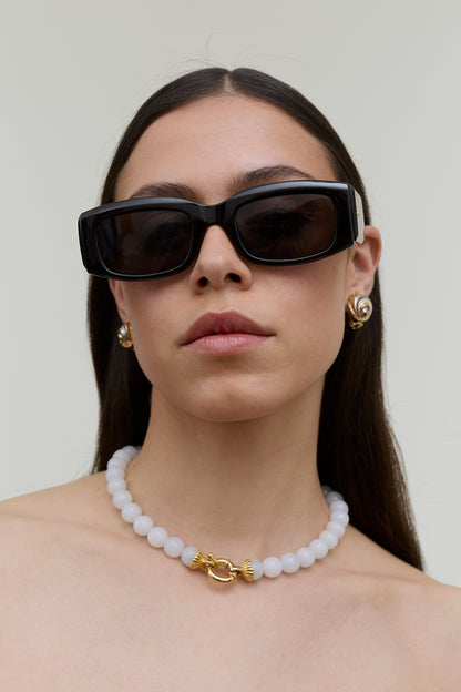 Vintage collier with golden clasp