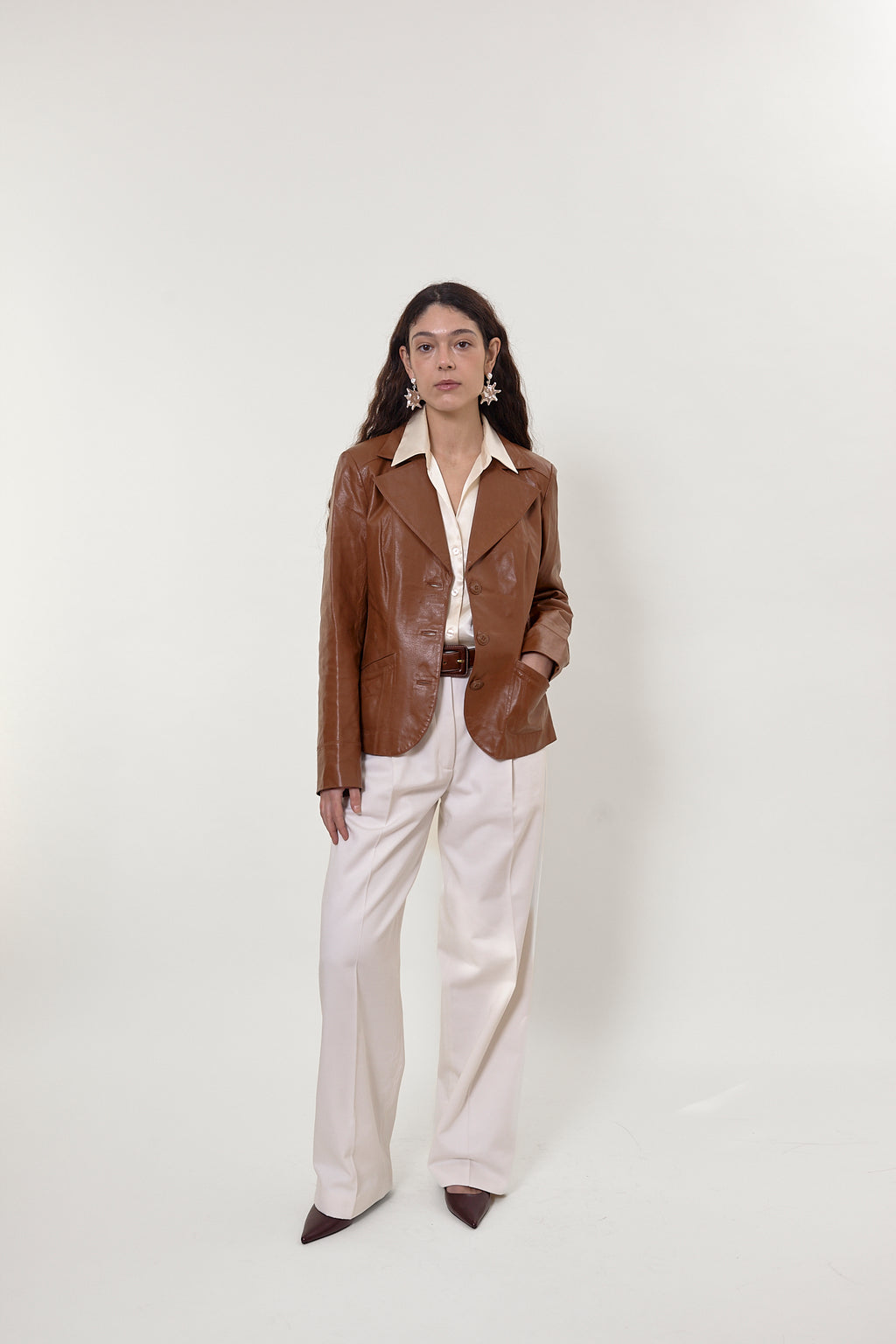 Terracotta vintage blazer