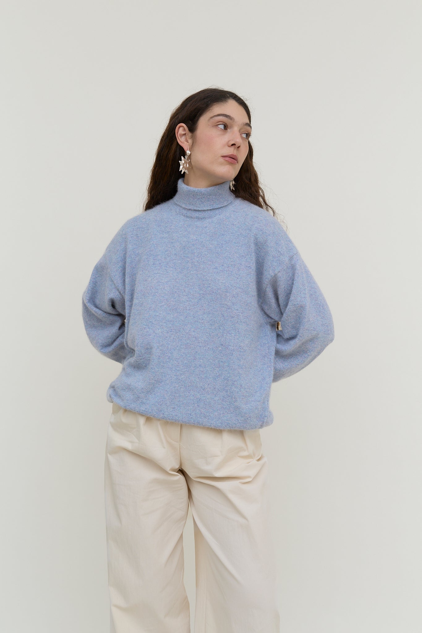 Vintage angora wool jumper