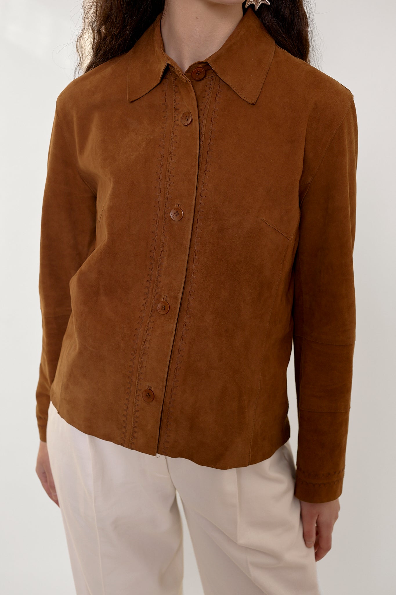 Vintage suede shirt