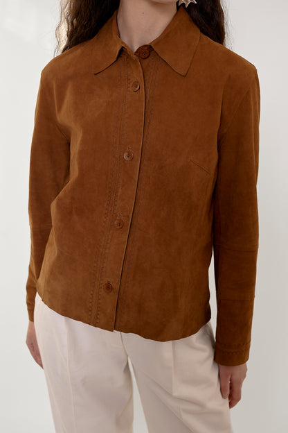 Vintage suede shirt