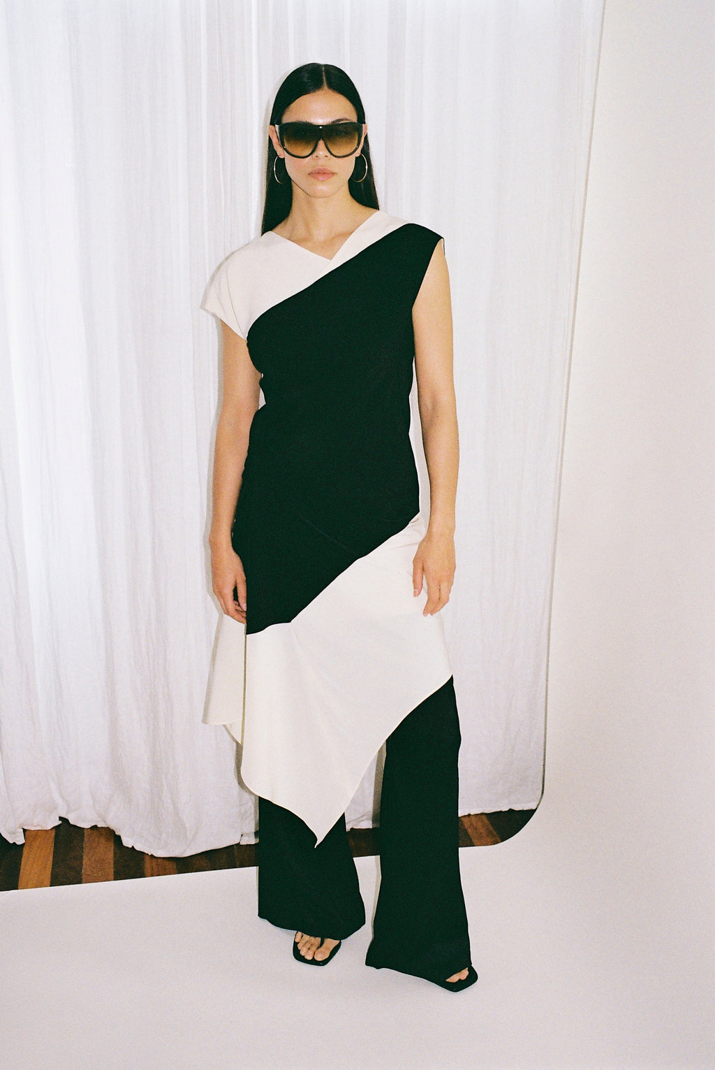 Vintage Escada Sport asymmetric dress