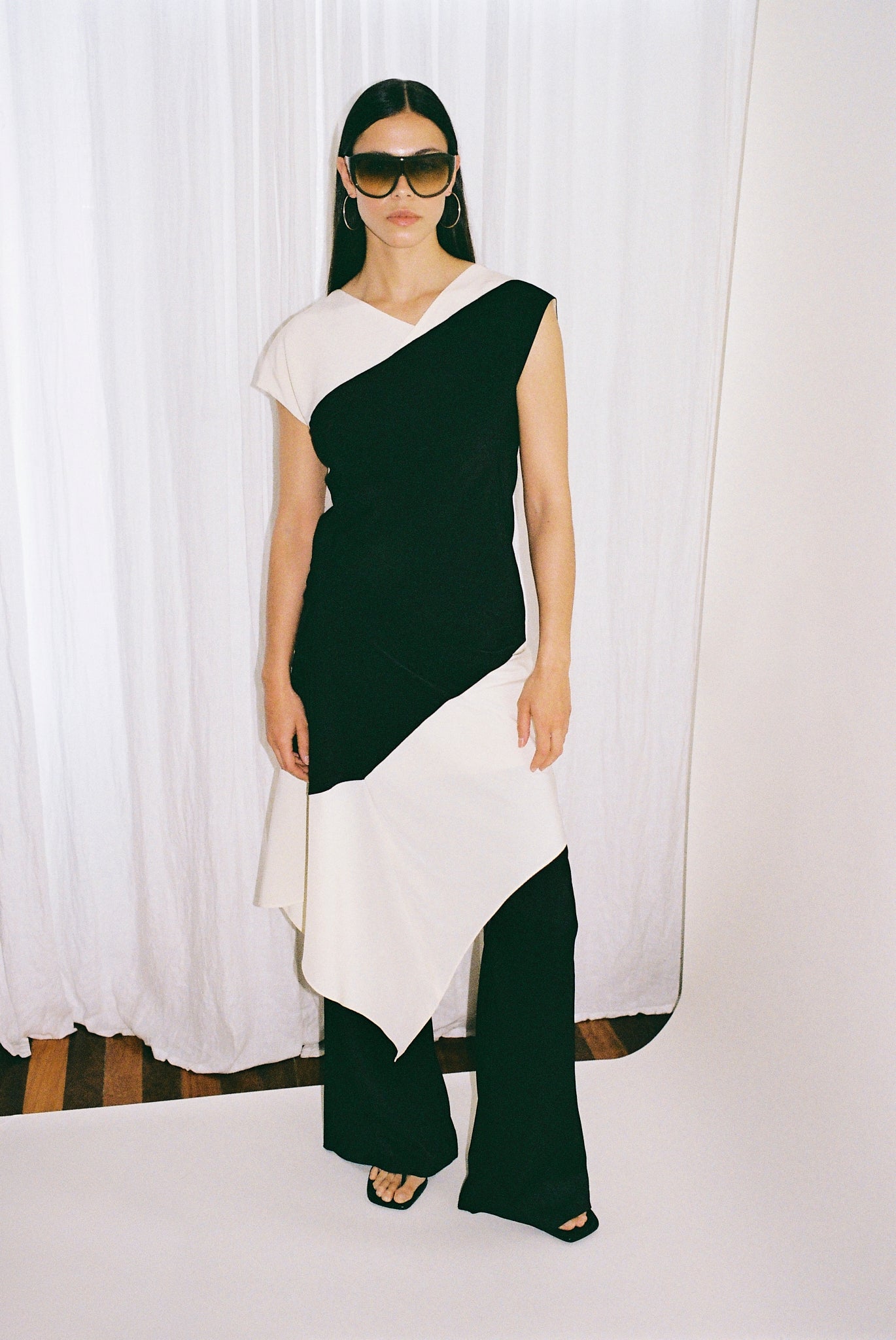 Vintage Escada Sport asymmetric dress