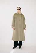 Pure new wool swing coat