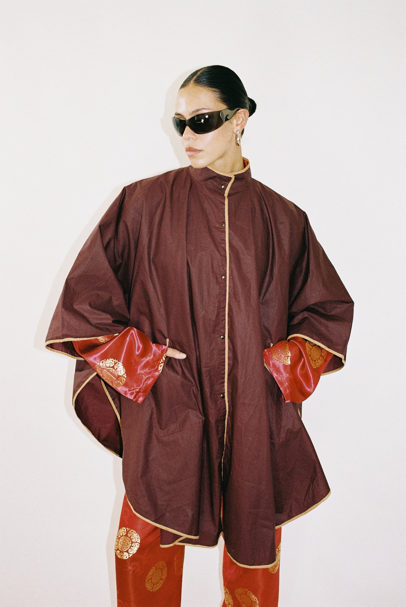 Vintage Salvatore Ferragamo rain cape