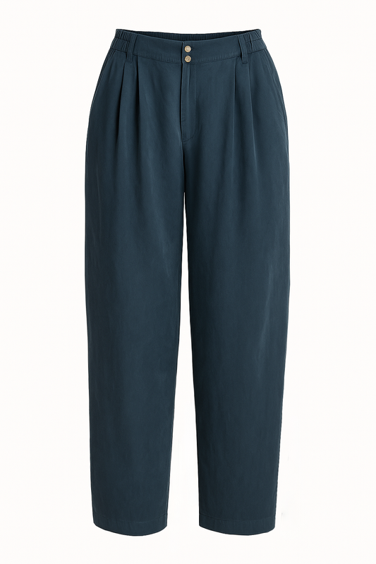 Silk summer trousers
