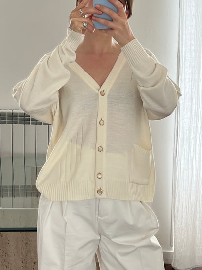 White Cardi