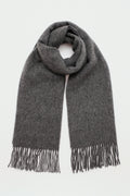 Grey lambswool scarf