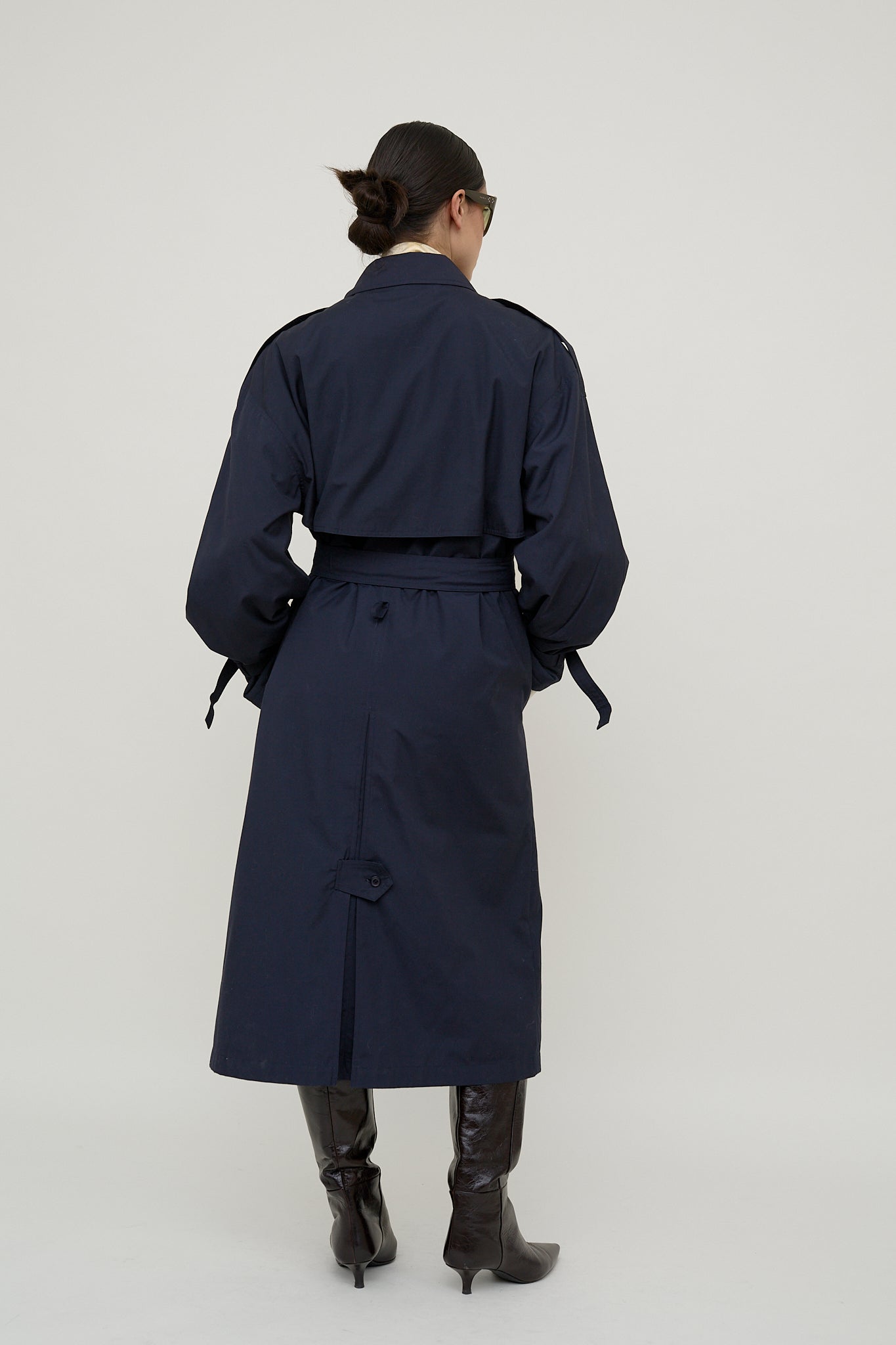 Navy atelier trench
