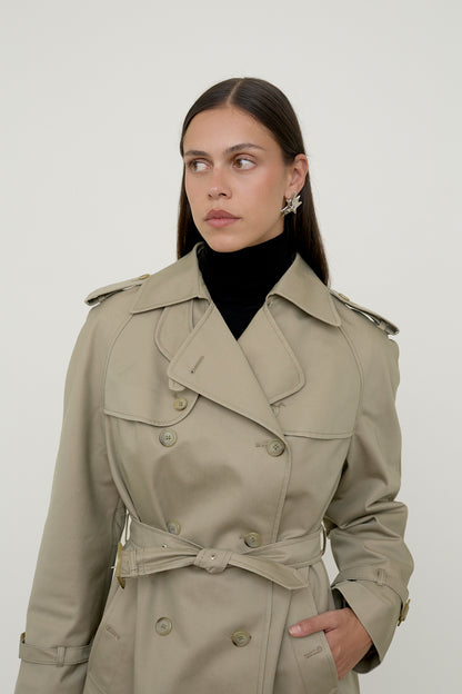 Classic beige trench